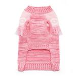 Dogo Boho Fringe Dog Sweater Pink - Mutts & Co.