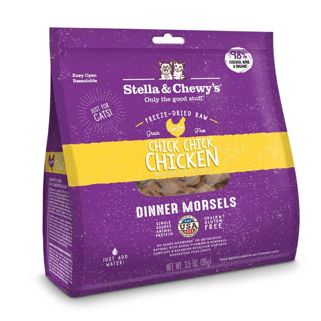 Stella & Chewy's Chick Chick Chicken Dinner Freeze-Dried Cat Food - Mutts & Co.