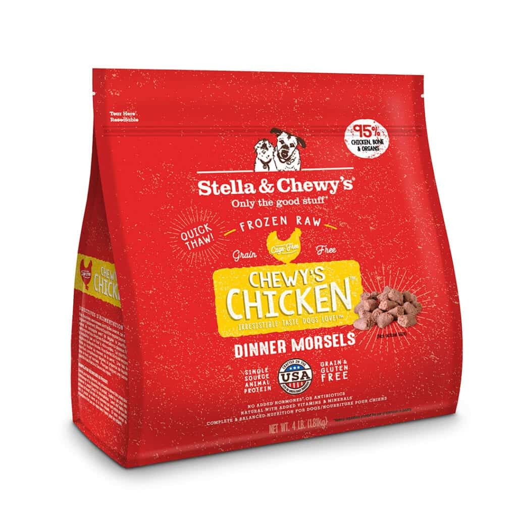 Stella & Chewy's Raw Frozen Chewy's Chicken Dinner Morsels Dog Food - Mutts & Co.