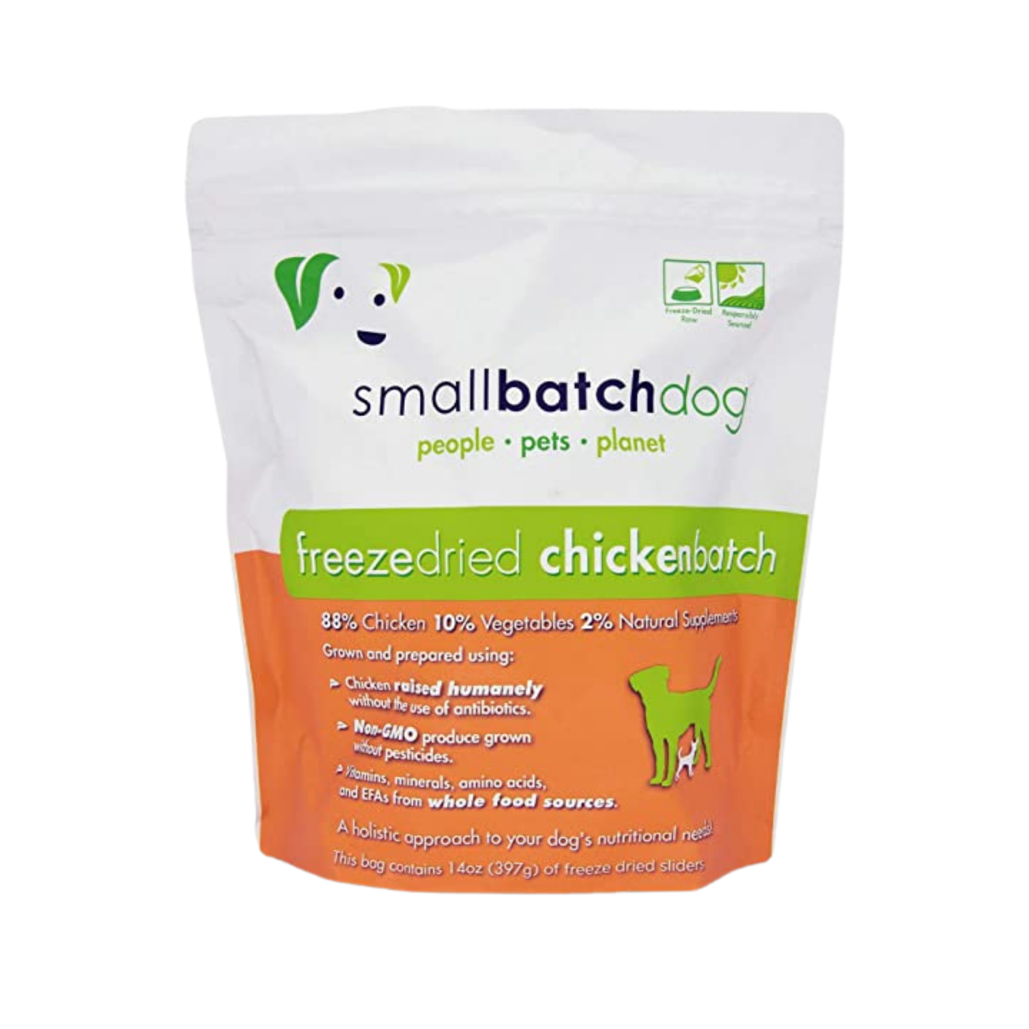 Small Batch Freeze Dried Chicken Patties Dog Food, 14 oz - Mutts & Co.