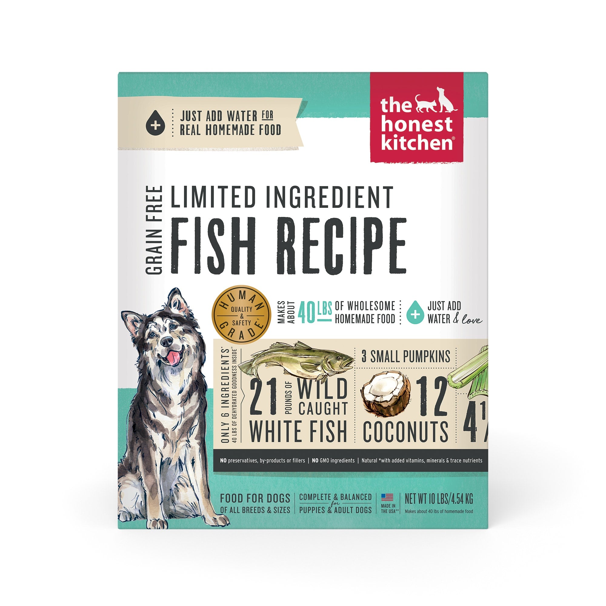 The Honest Kitchen Grain Free Limited Ingredient Fish Recipe Dehydrated Dog Food - Mutts & Co.