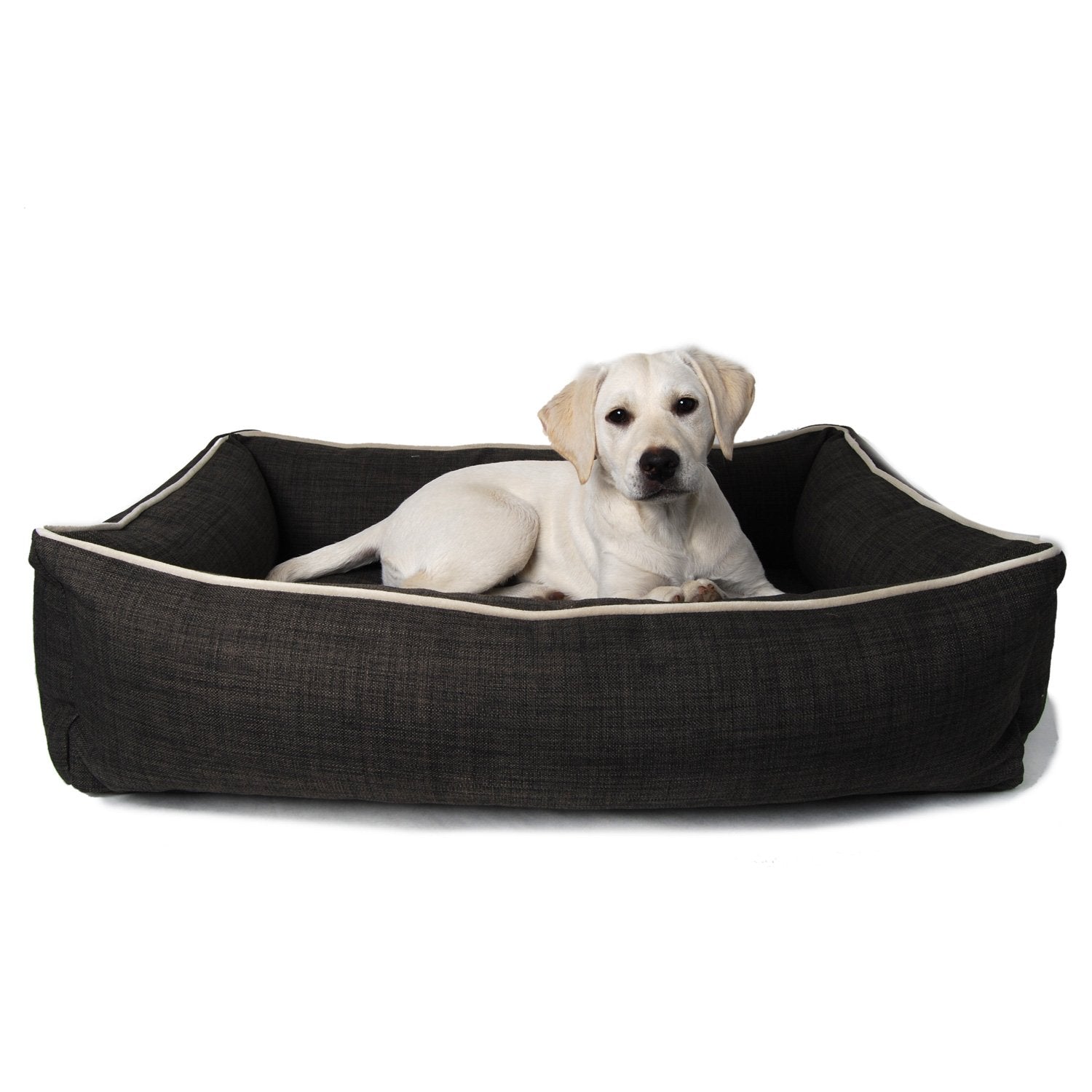 Bowsers Urban Lounger Dog Bed Microlinen Storm - Mutts & Co.