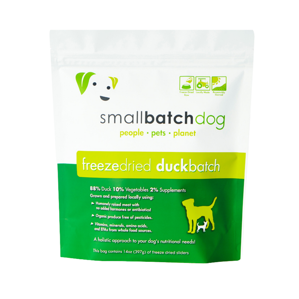 Small Batch Duck Frozen Raw Dog Food Sliders, 3 lbs