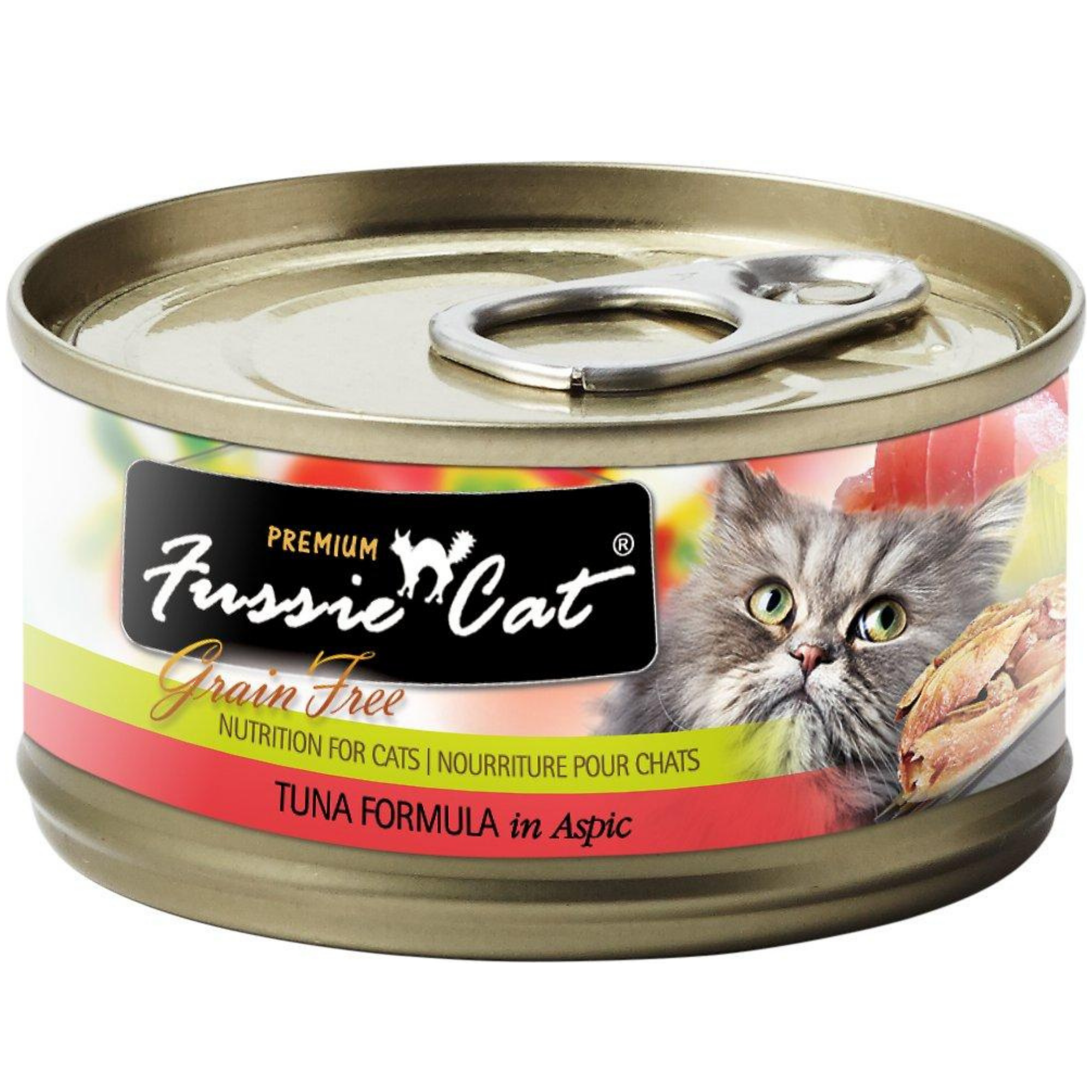 Fussie Cat Premium Tuna in Aspic Canned Cat Food, 2.82-oz - Mutts & Co.