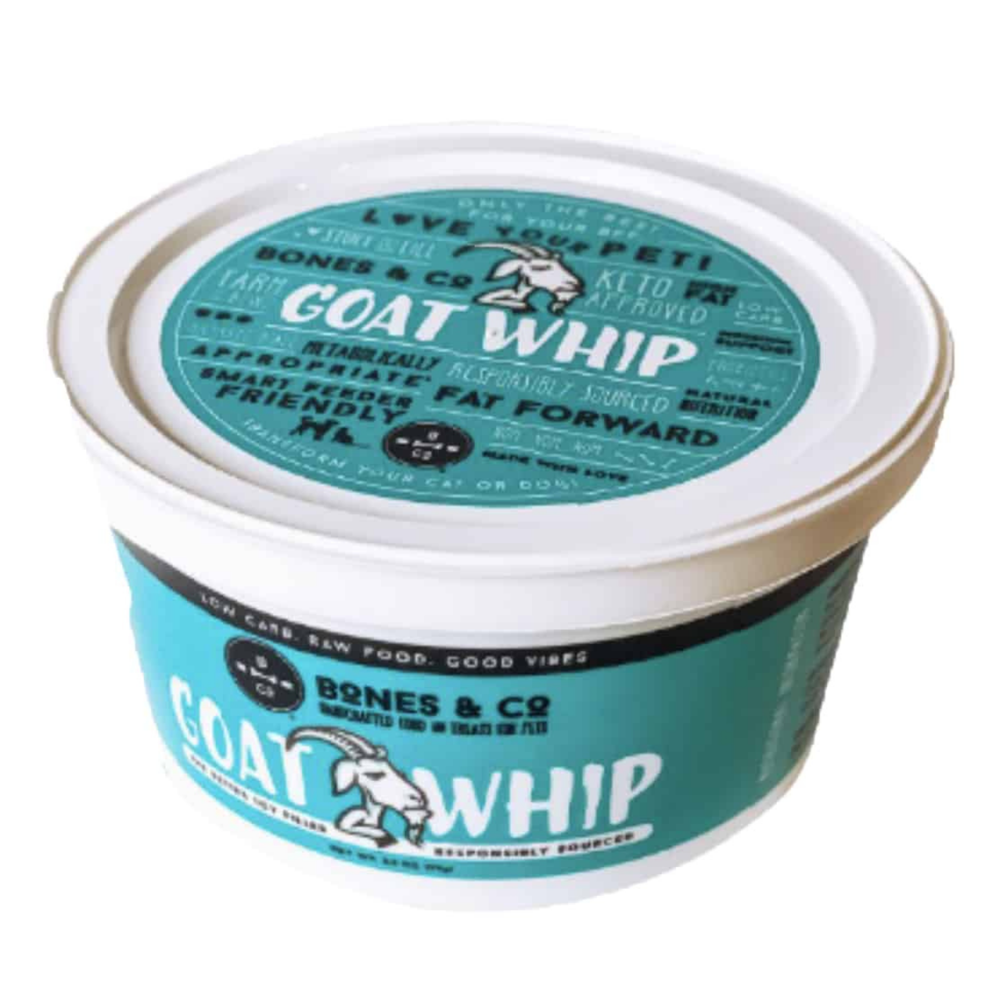 The Bones & Co Raw Frozen Goat Whip 3.5 oz - Mutts & Co.