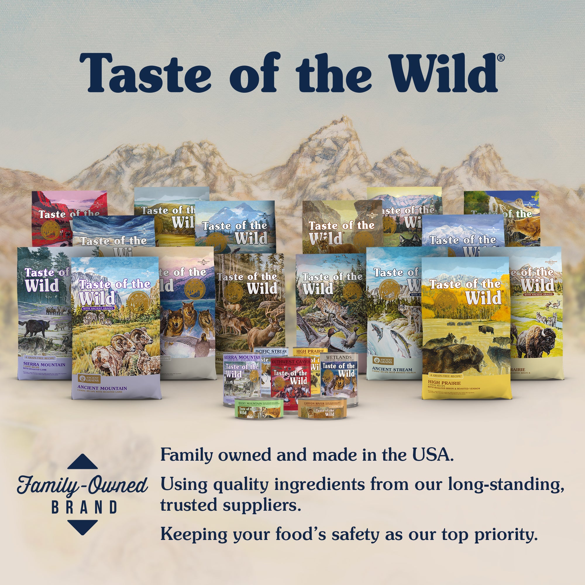 Taste Of The Wild Sierra Mountain Grain-Free Dog Food - Mutts & Co.