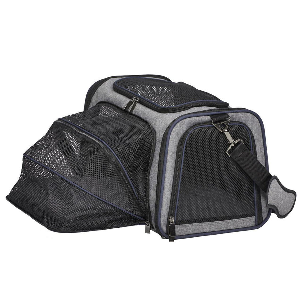 Midwest Duffy Pet Carrier Grey - Mutts & Co.