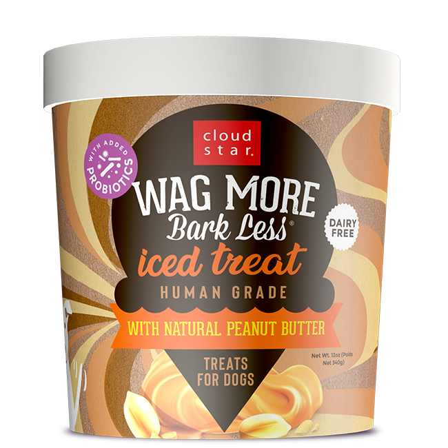Cloud Star Wag More Bark Less Ice Cream Peanut Butter - Mutts & Co.