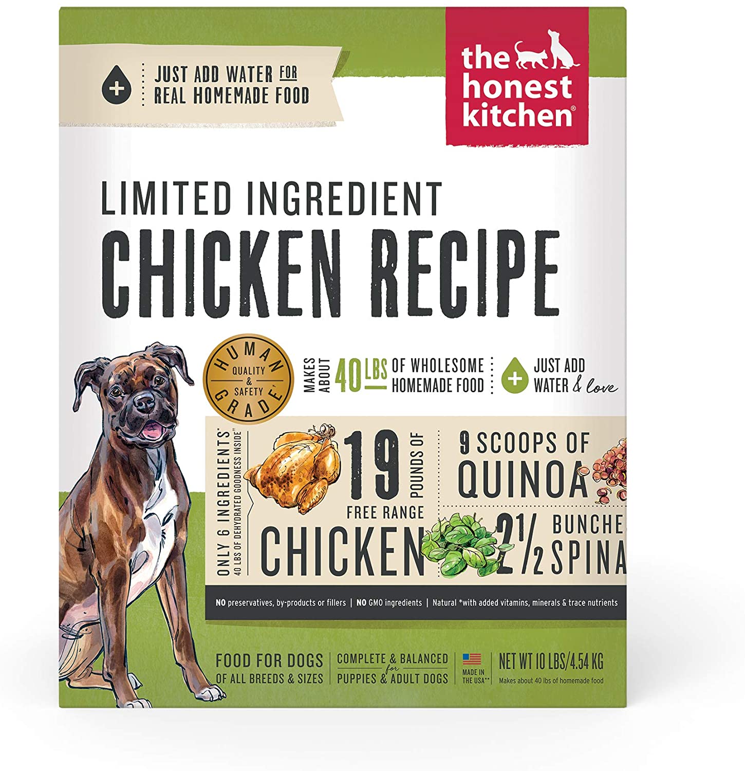 The Honest Kitchen Limited Ingredient Chicken Recipe Dehydrated Dog Food - Mutts & Co.