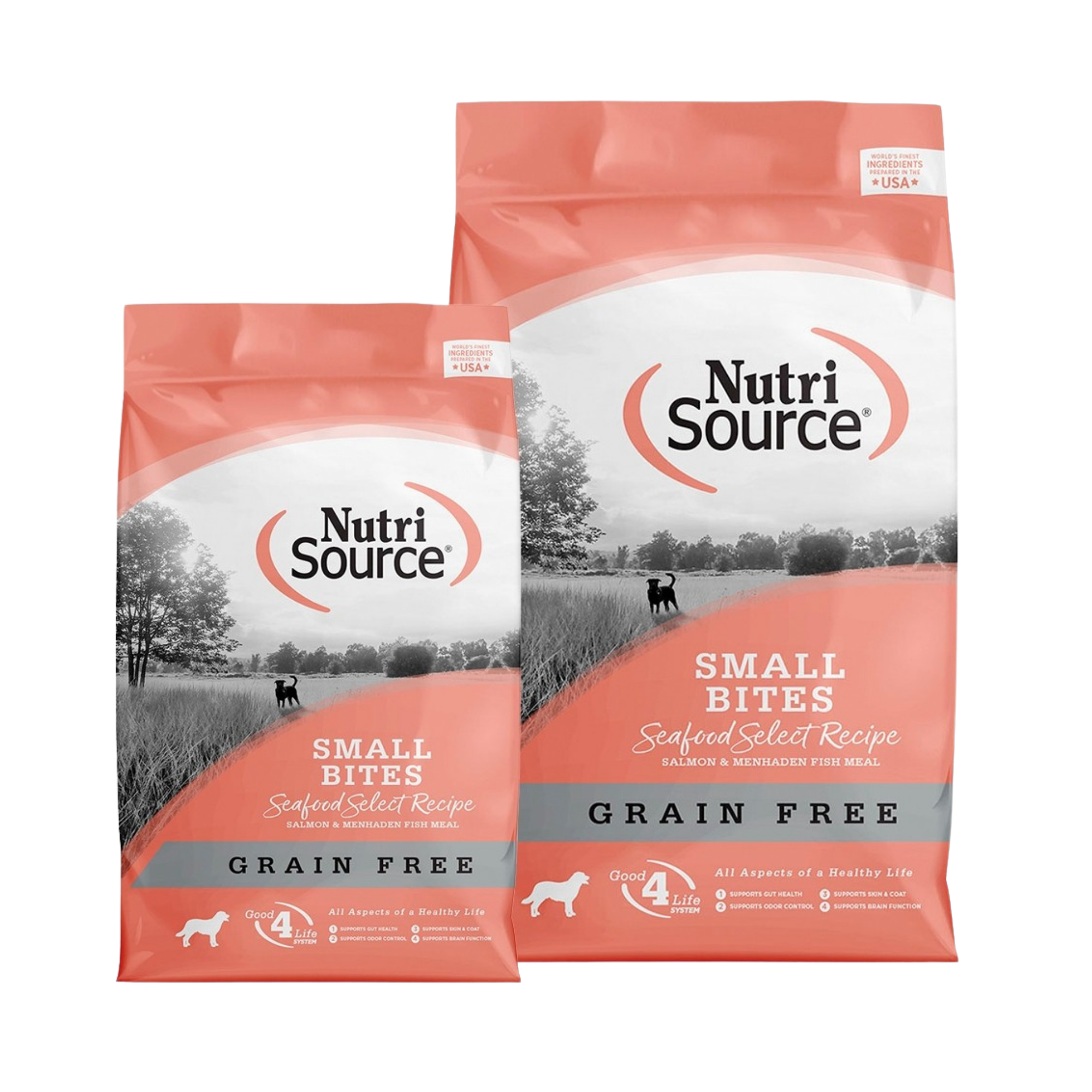 NutriSource Grain-Free Small Bites Seafood Select Formula Dry Dog Food - Mutts & Co.