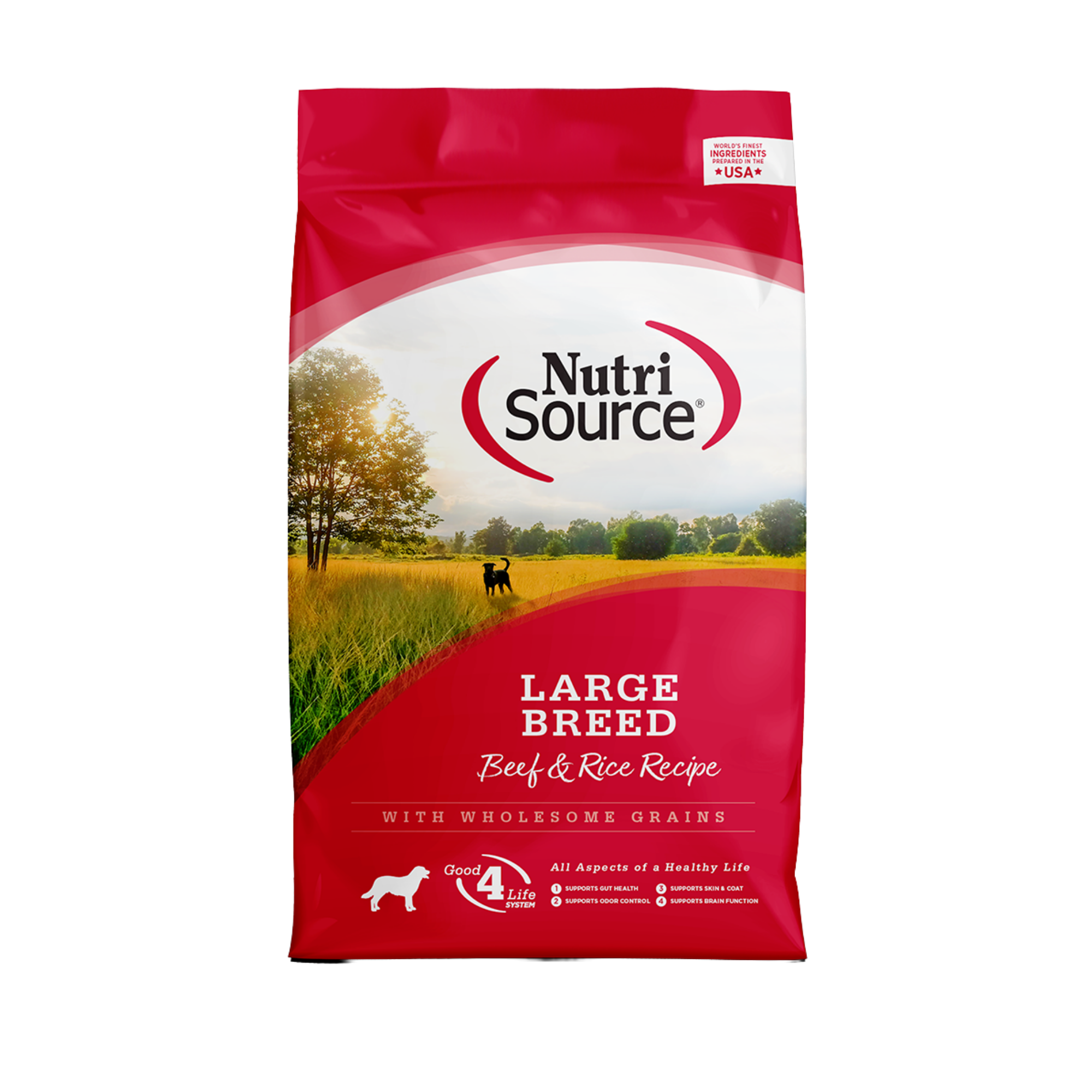 NutriSource Large Breed Adult Beef & Rice Formula Dry Dog Food - Mutts & Co.