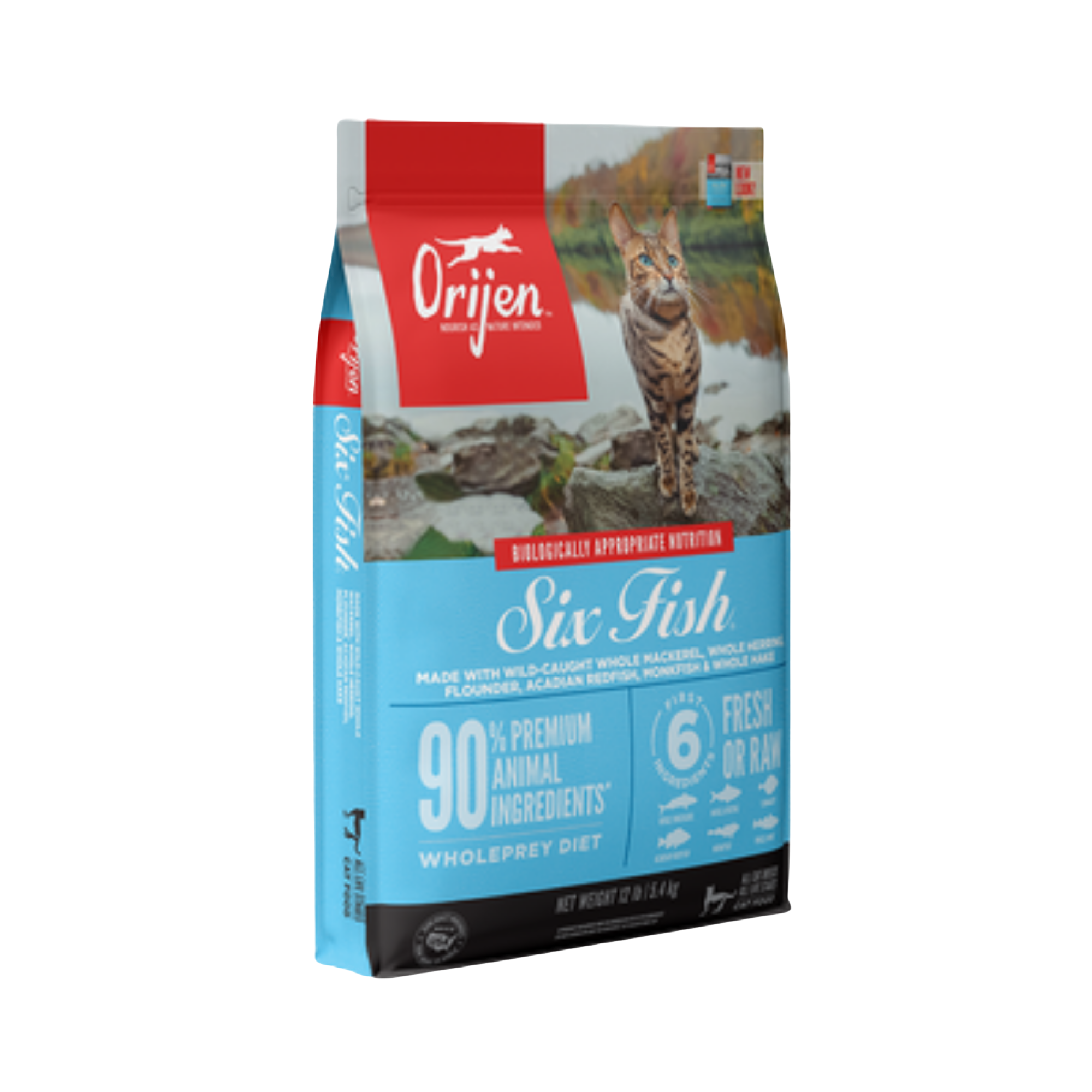 Orijen Six Fish Grain-Free Formula Dry Cat Food - Mutts & Co.