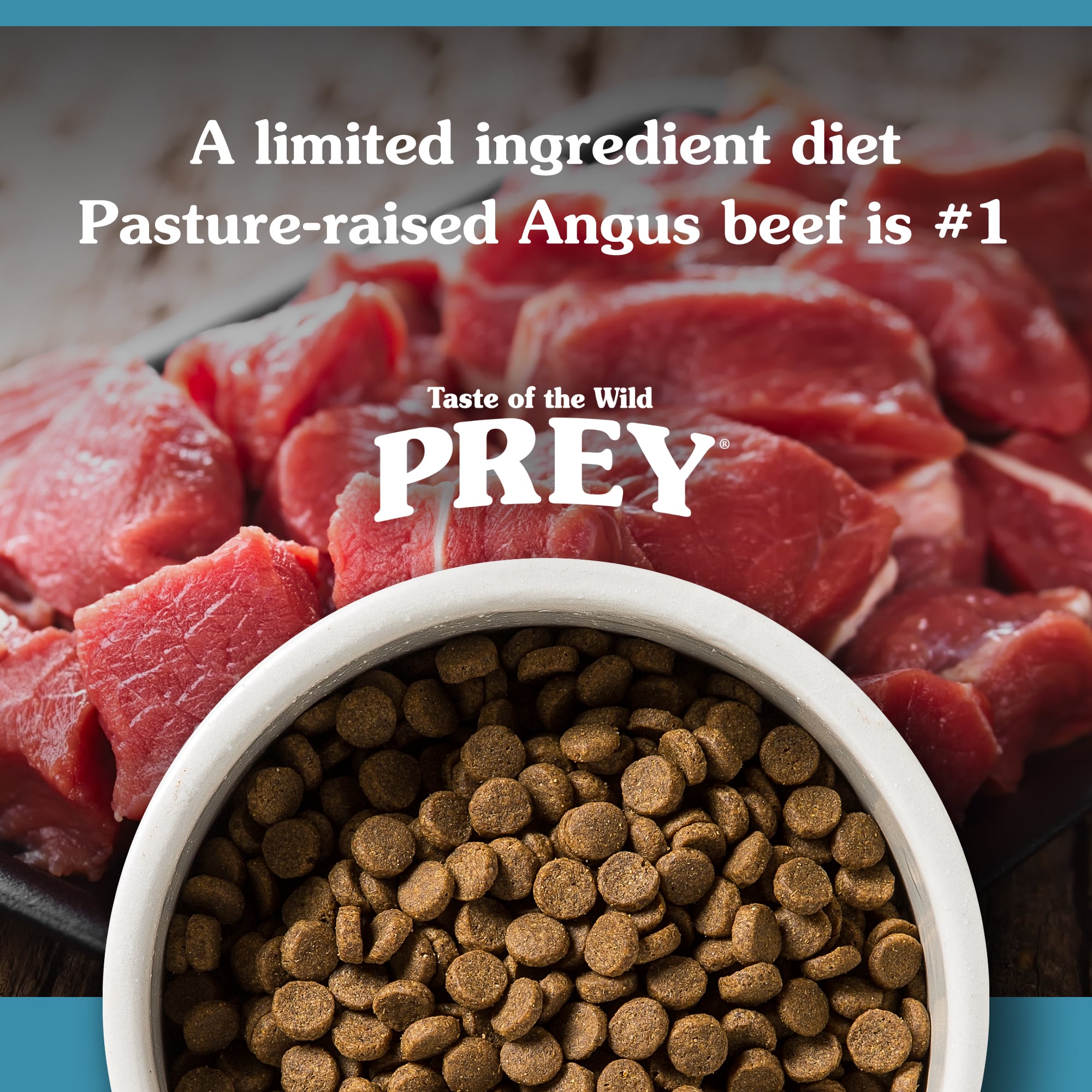 Taste Of The Wild Prey Angus Beef Formula Grain-Free Dog Food - Mutts & Co.