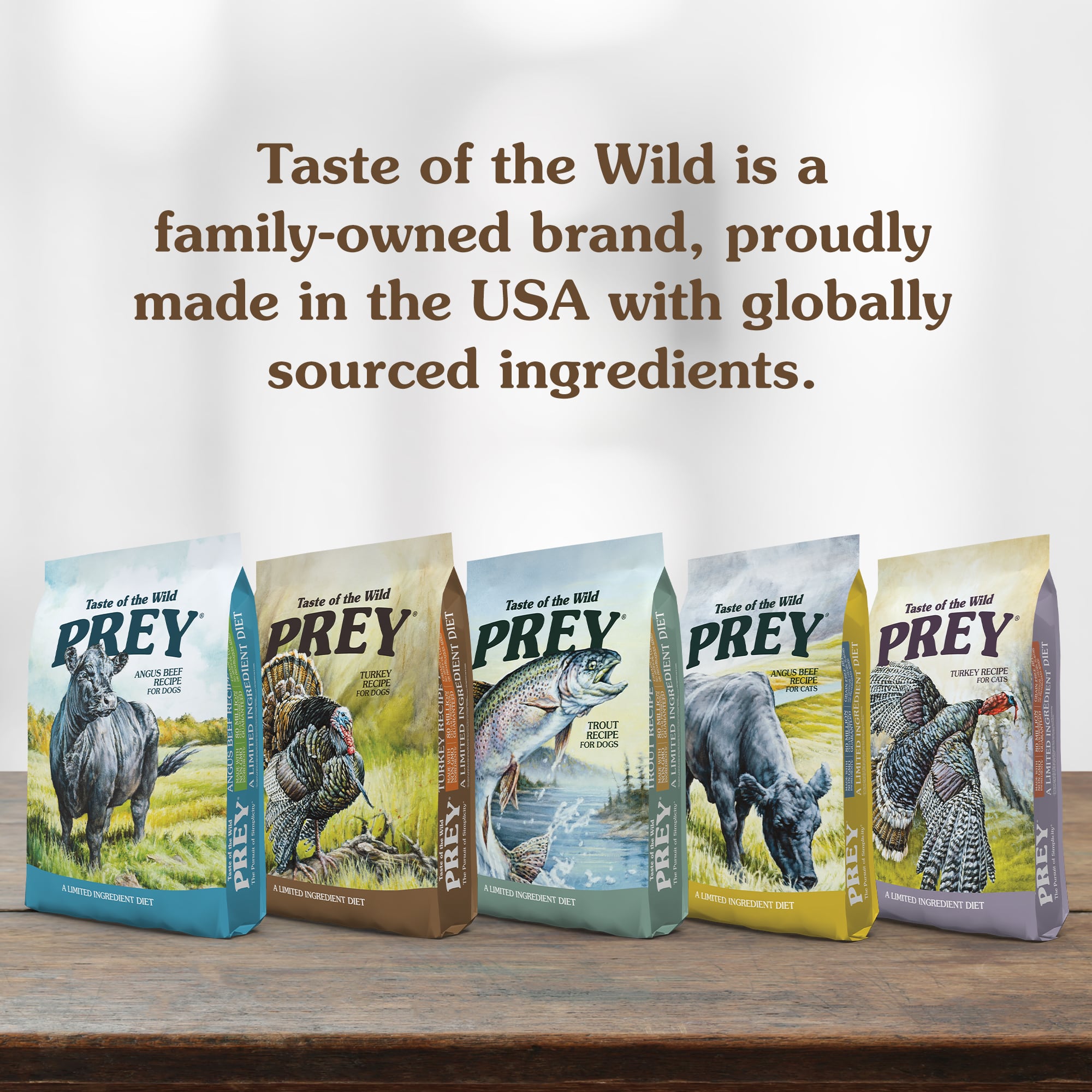 Taste of the hotsell wild hypoallergenic dog food