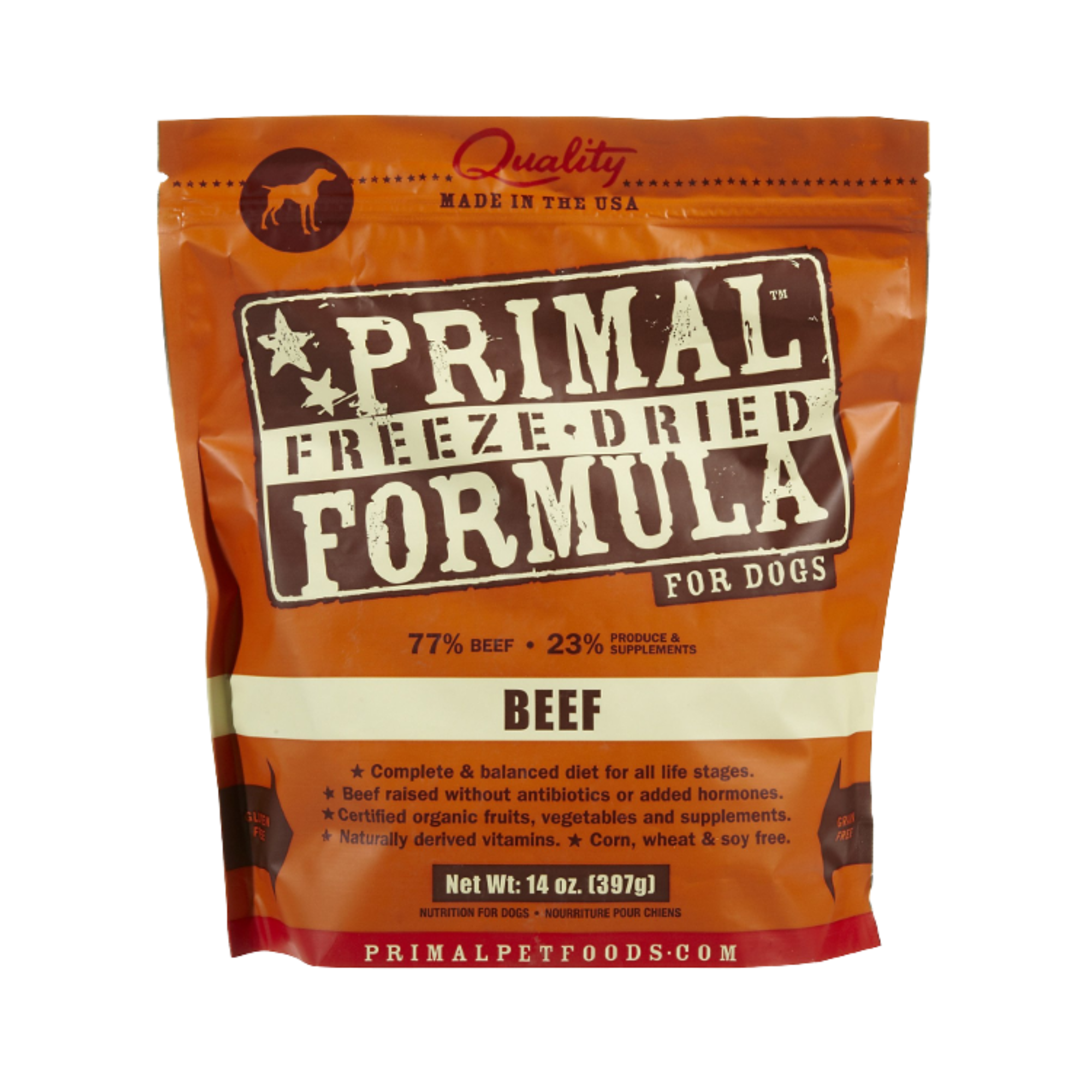 Primal Nuggets Beef Formula Freeze-Dried Dog Food - Mutts & Co.