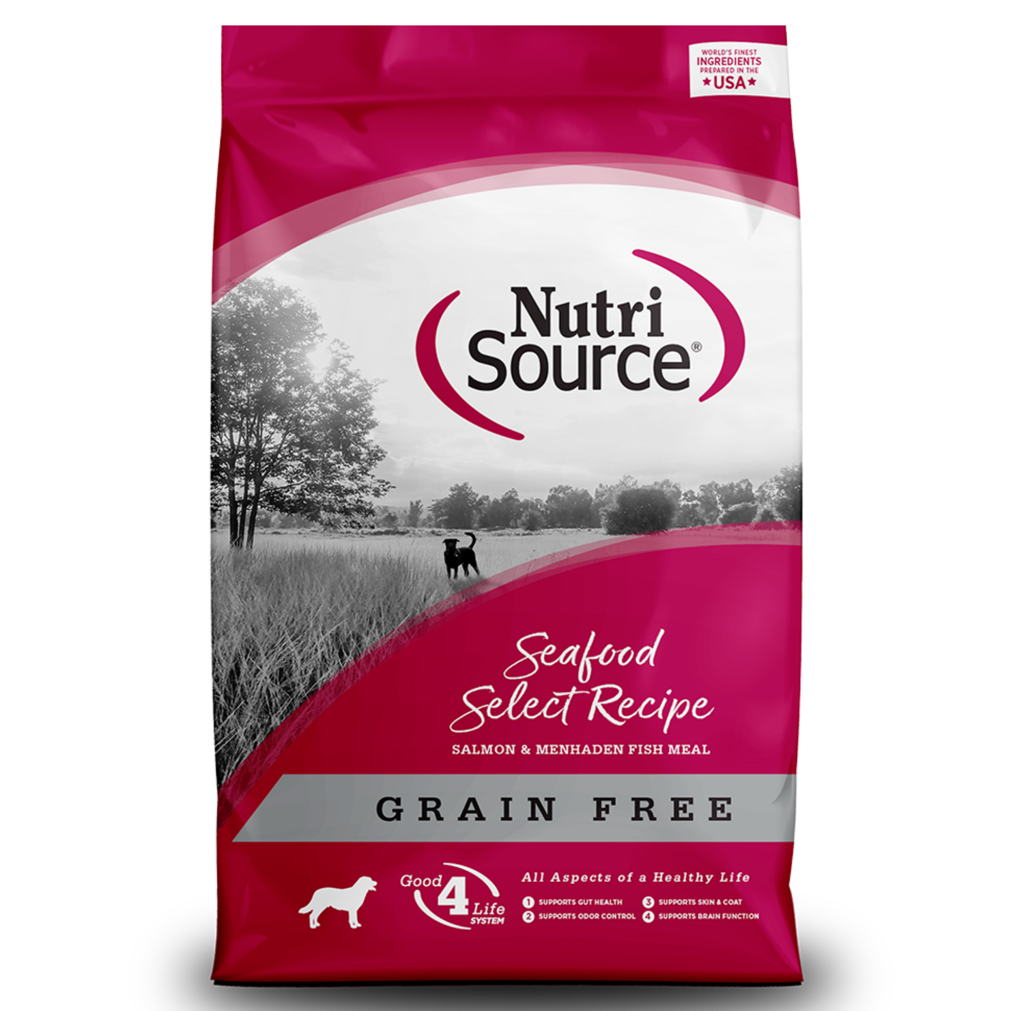 NutriSource Grain-Free Seafood Select Formula Dry Dog Food - Mutts & Co.