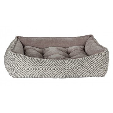 Bowsers Scoop Dog Bed Micro Jacquard Diamondback - Mutts & Co.