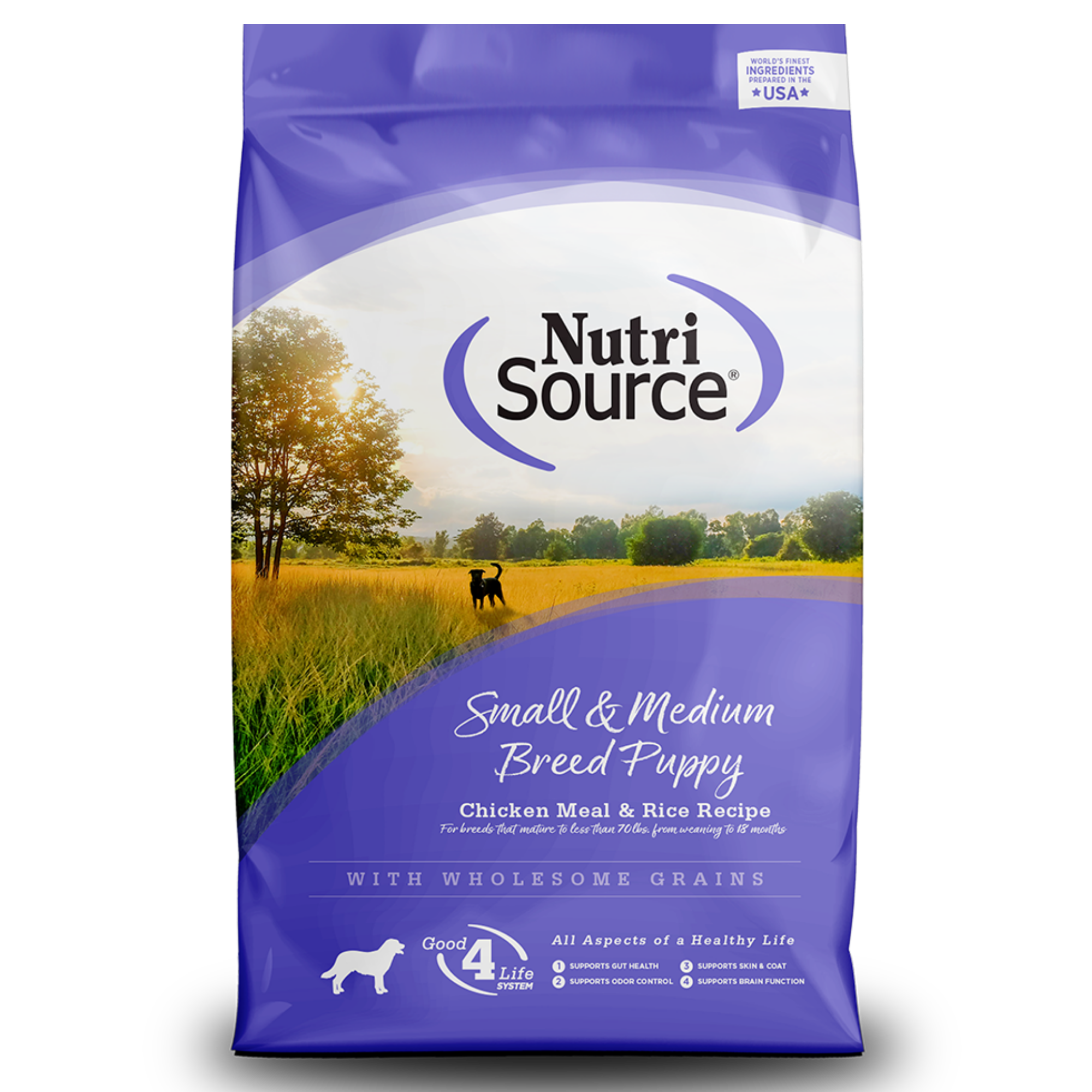 NutriSource Small & Medium Breed Puppy Chicken & Rice Formula Dry Dog Food - Mutts & Co.