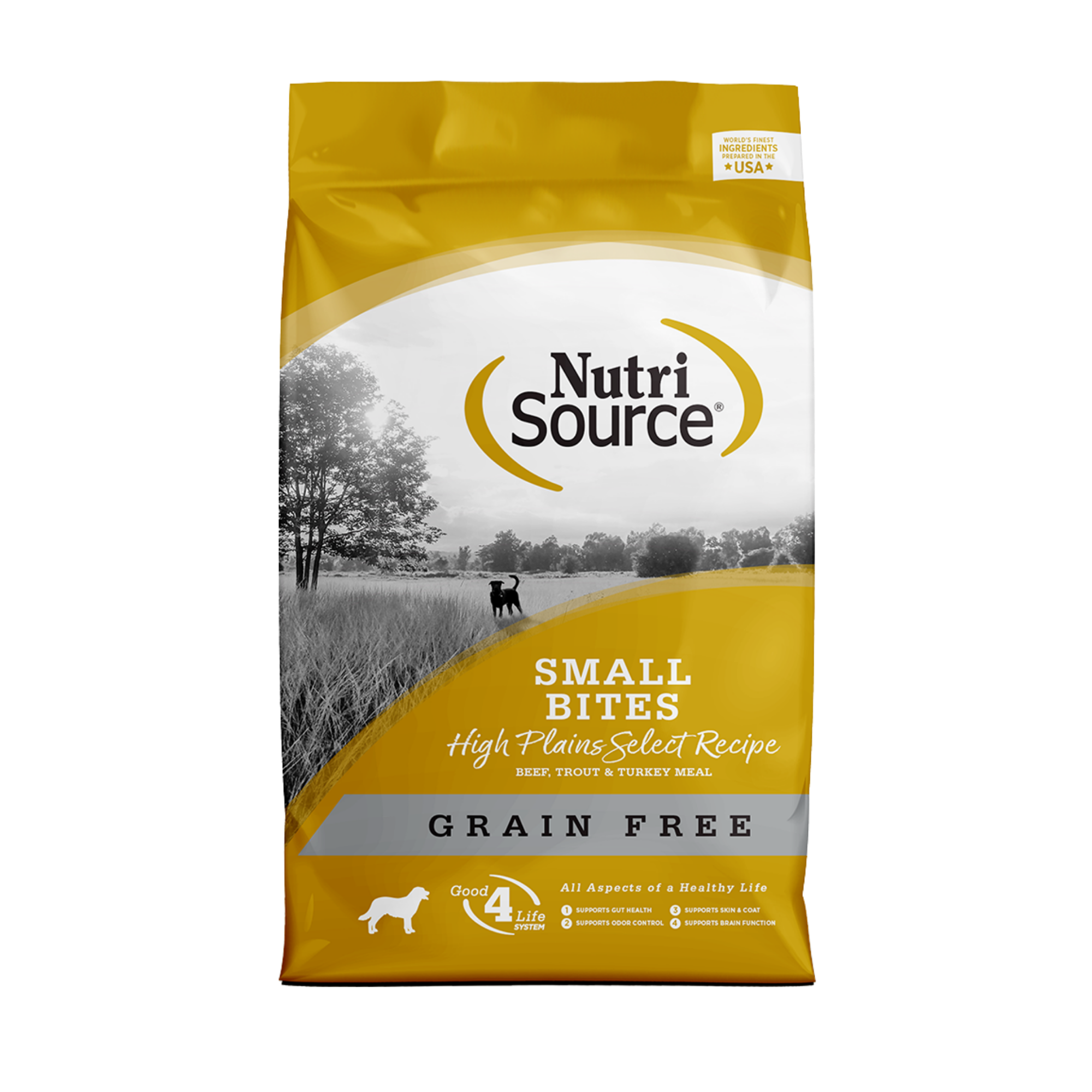 NutriSource Grain-Free Small Bites High Plains Select Formula Dry Dog Food - Mutts & Co.