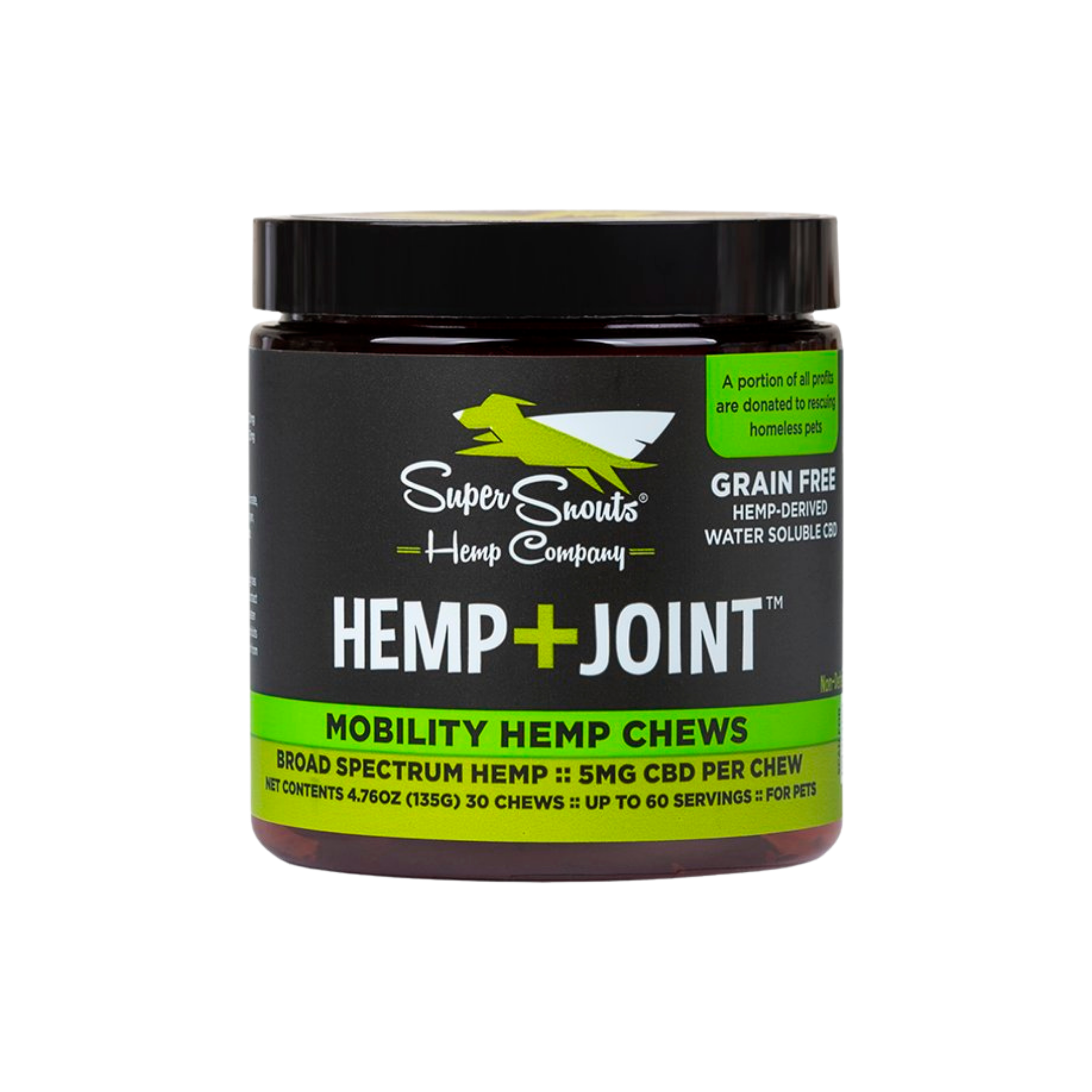 Super Snouts Hemp Supplement for Dogs & Cats 30 ct - Mutts & Co.