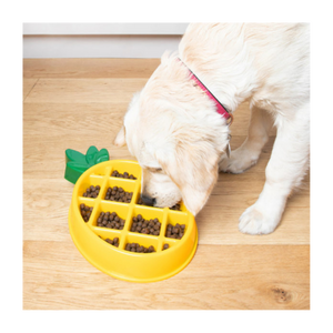 ZippyPaws Happy Bowl Slow Feeder - Pineapple - Mutts & Co.