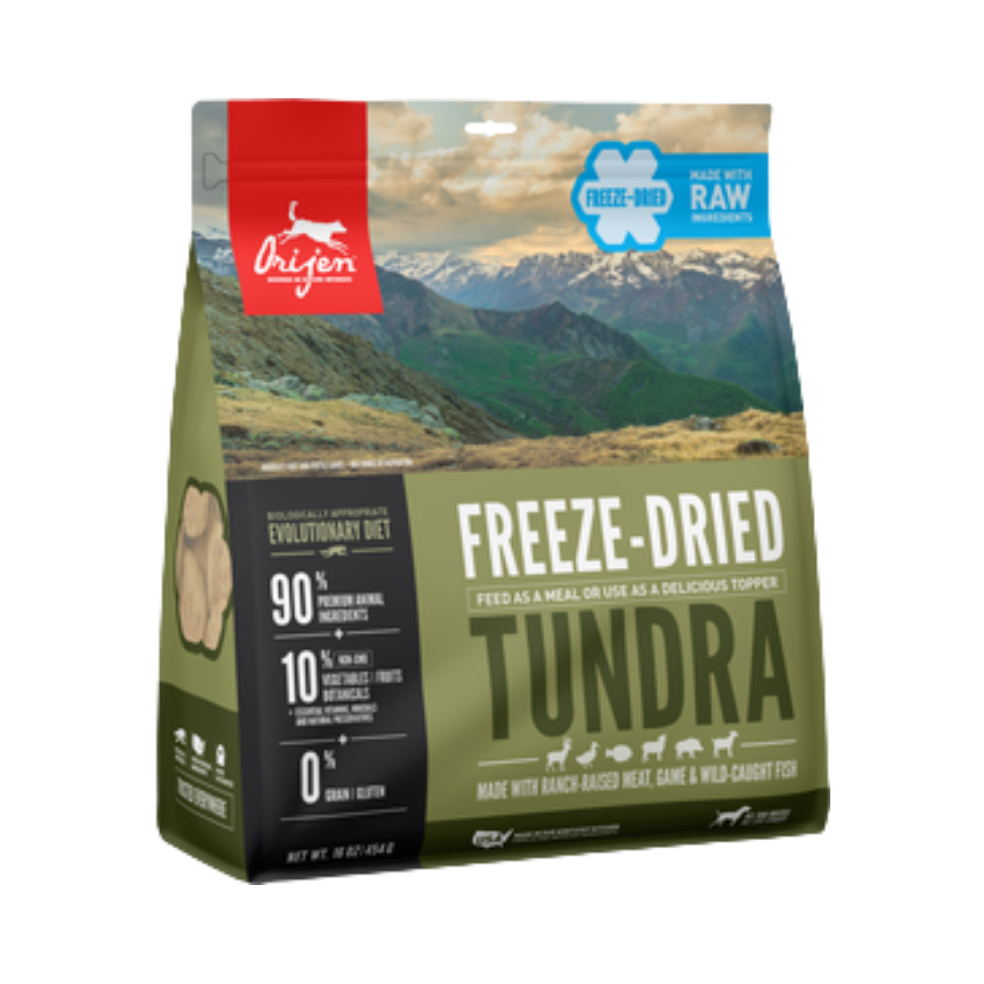 Orijen Tundra Freeze-Dried Dog Food - Mutts & Co.