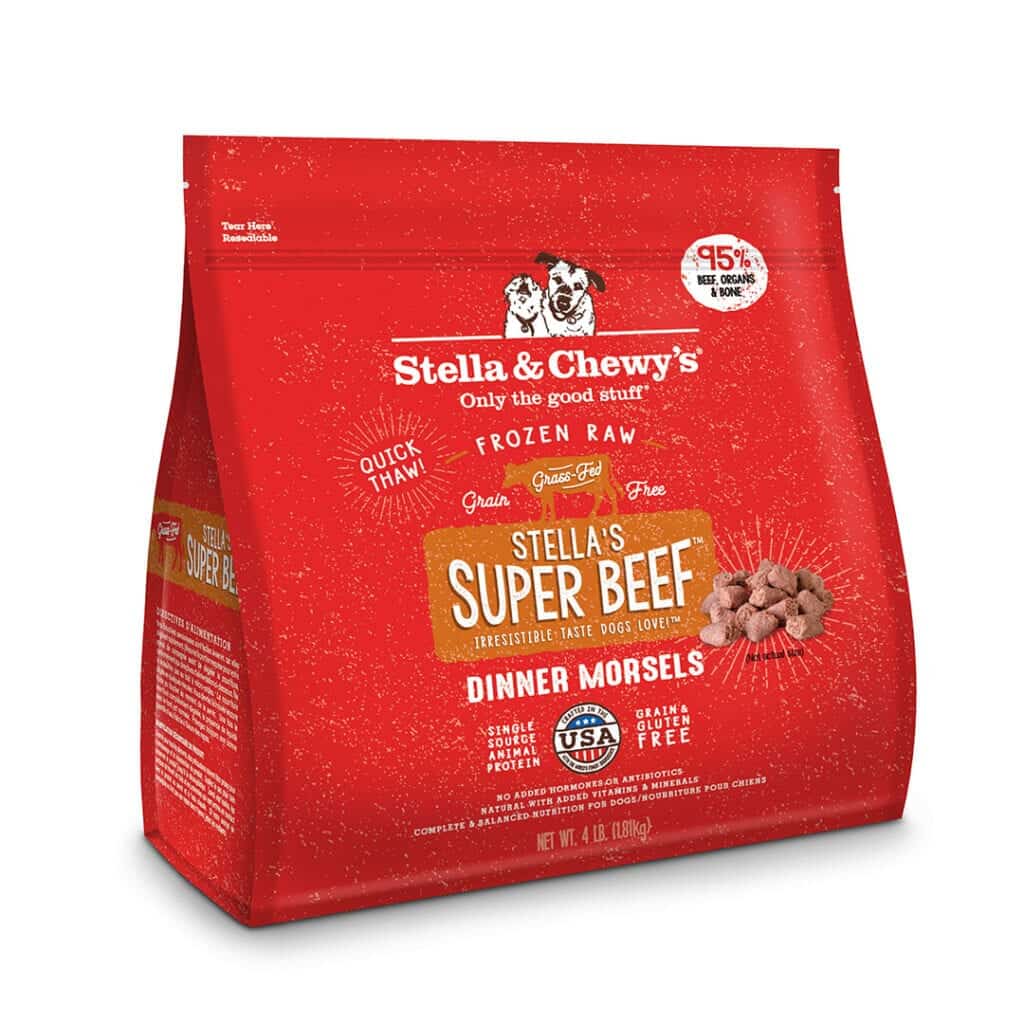 Stella & Chewy's Raw Frozen Stella's Super Beef Dinner Morsels Dog Food - Mutts & Co.