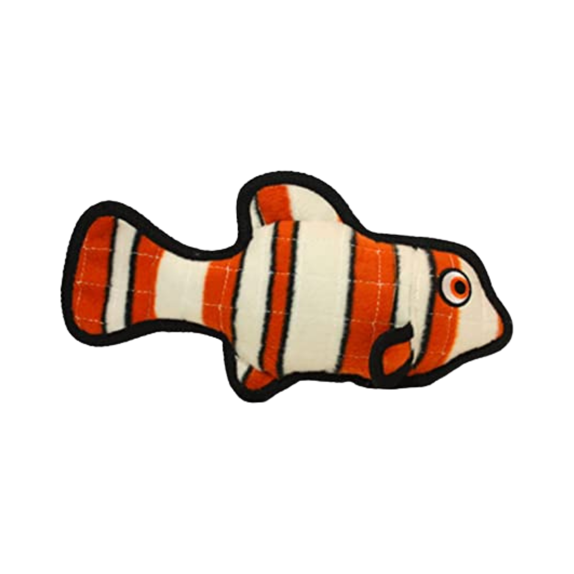 VIP Tuffy's Ocean Creature Jr Fish Dog Toy Orange - Mutts & Co.