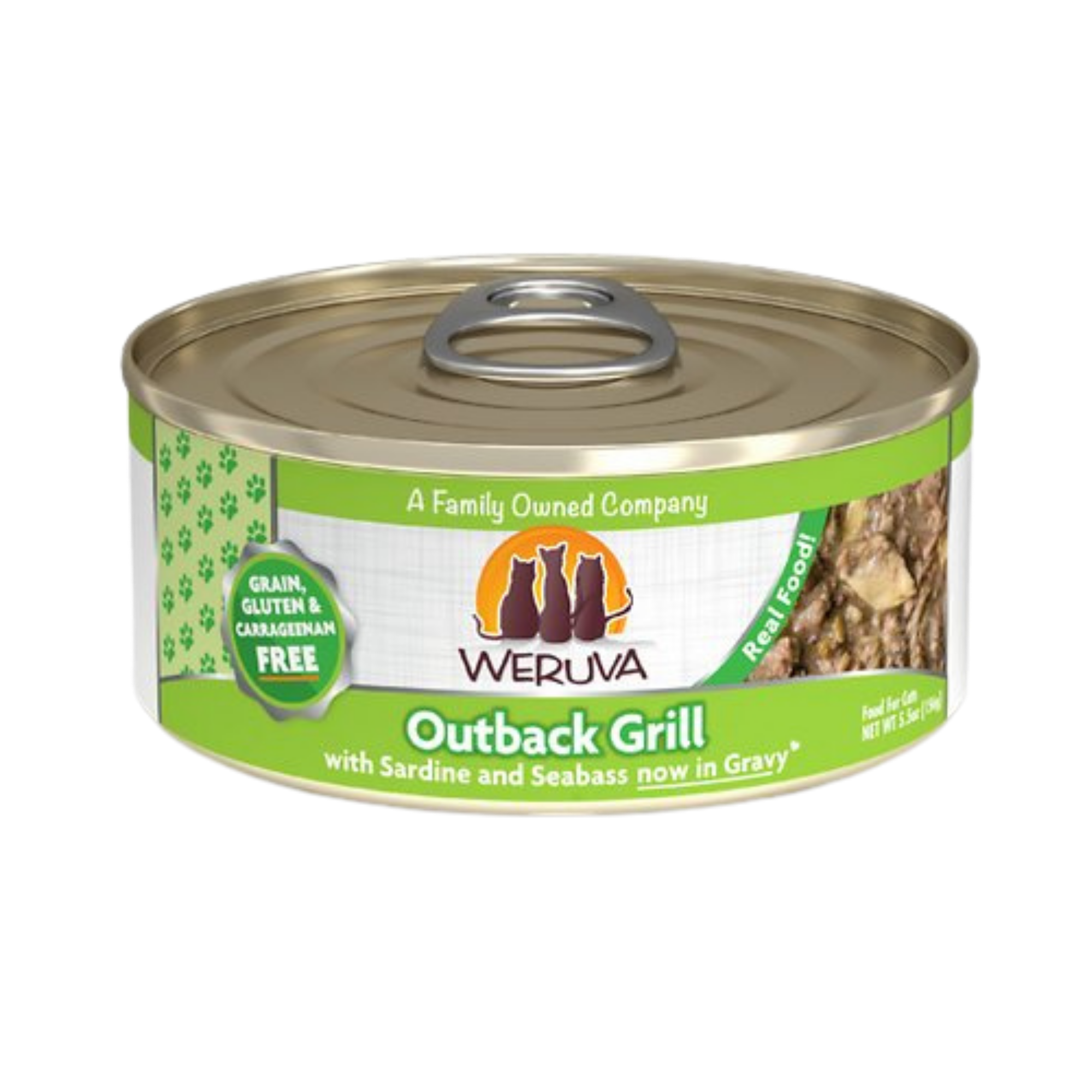 Weruva Outback Grill with Trevally & Barramundi Canned Cat Food - Mutts & Co.